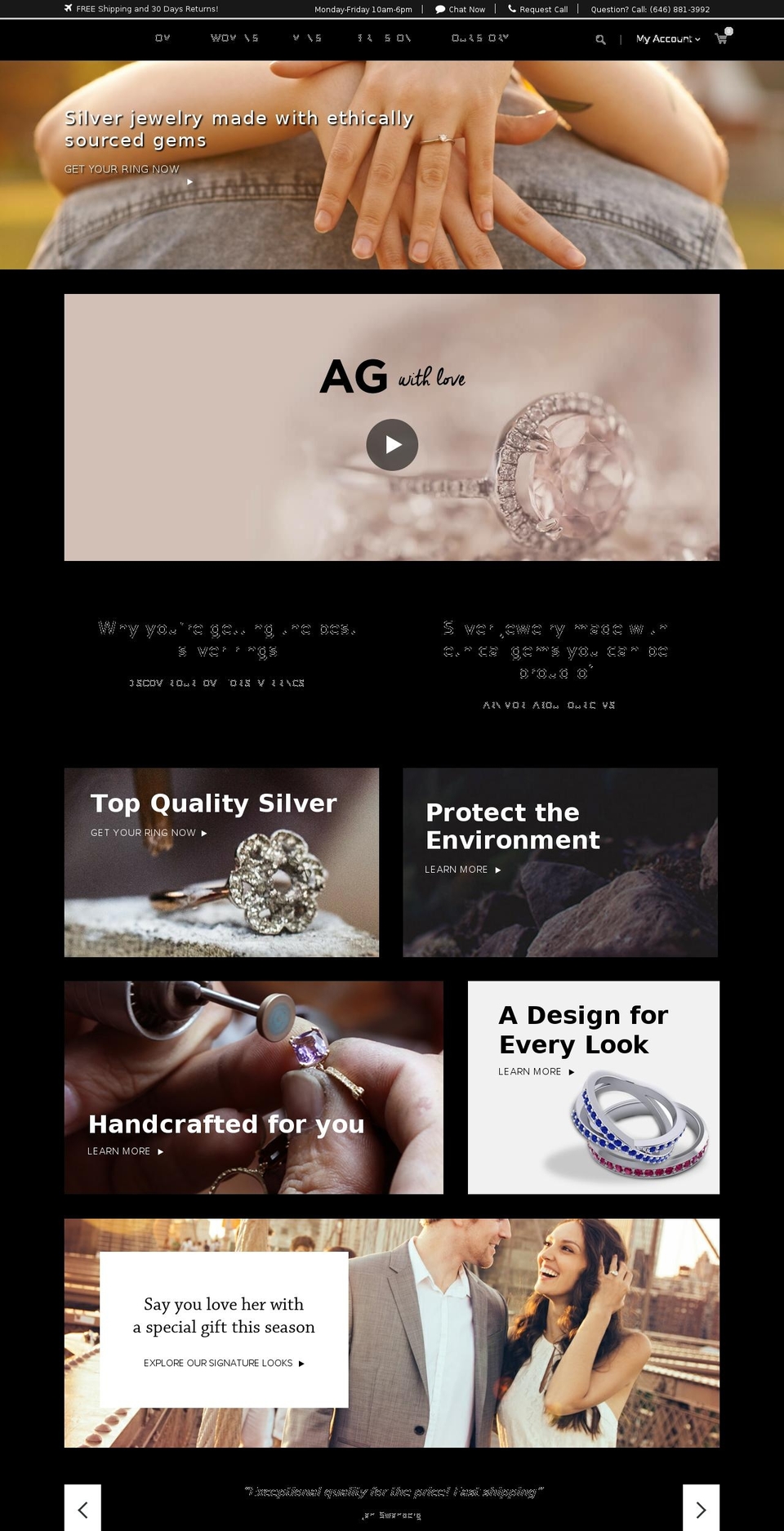 agwithlove.com shopify website screenshot