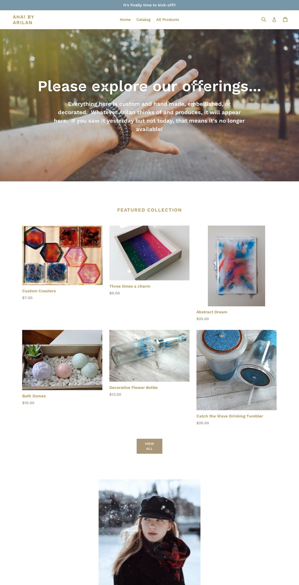 ahabyarilan.com shopify website screenshot