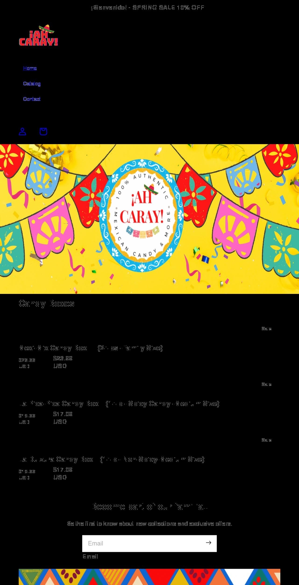 ahcaray.com shopify website screenshot