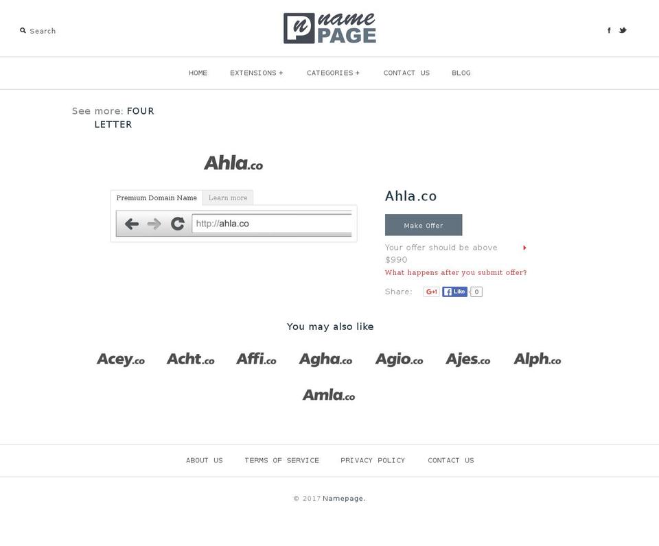 ahla.co shopify website screenshot