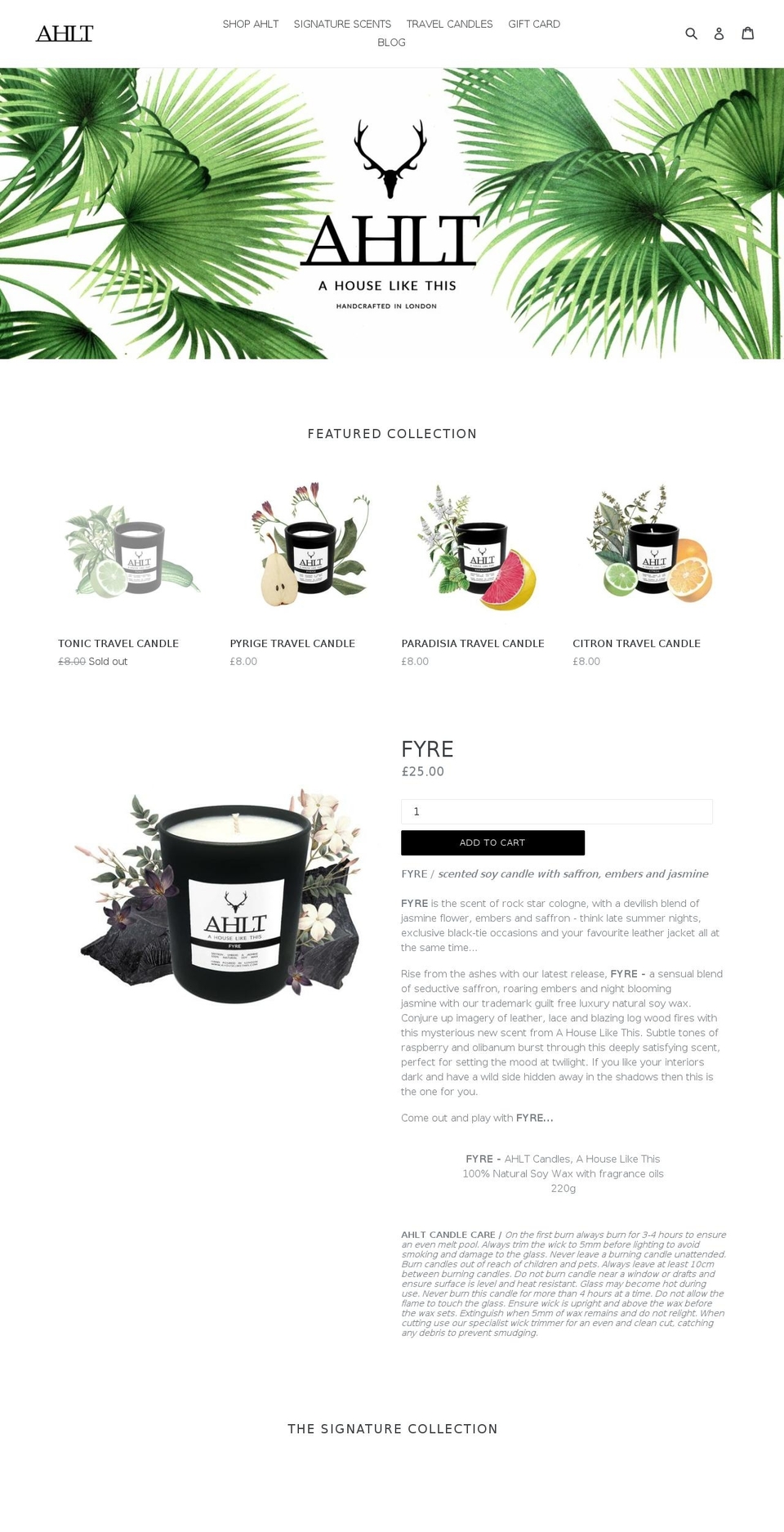 ahouselikethis.com — Shopify storefront screenshot