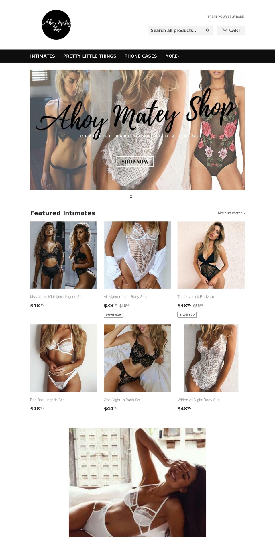ahoymateyshop.com shopify website screenshot