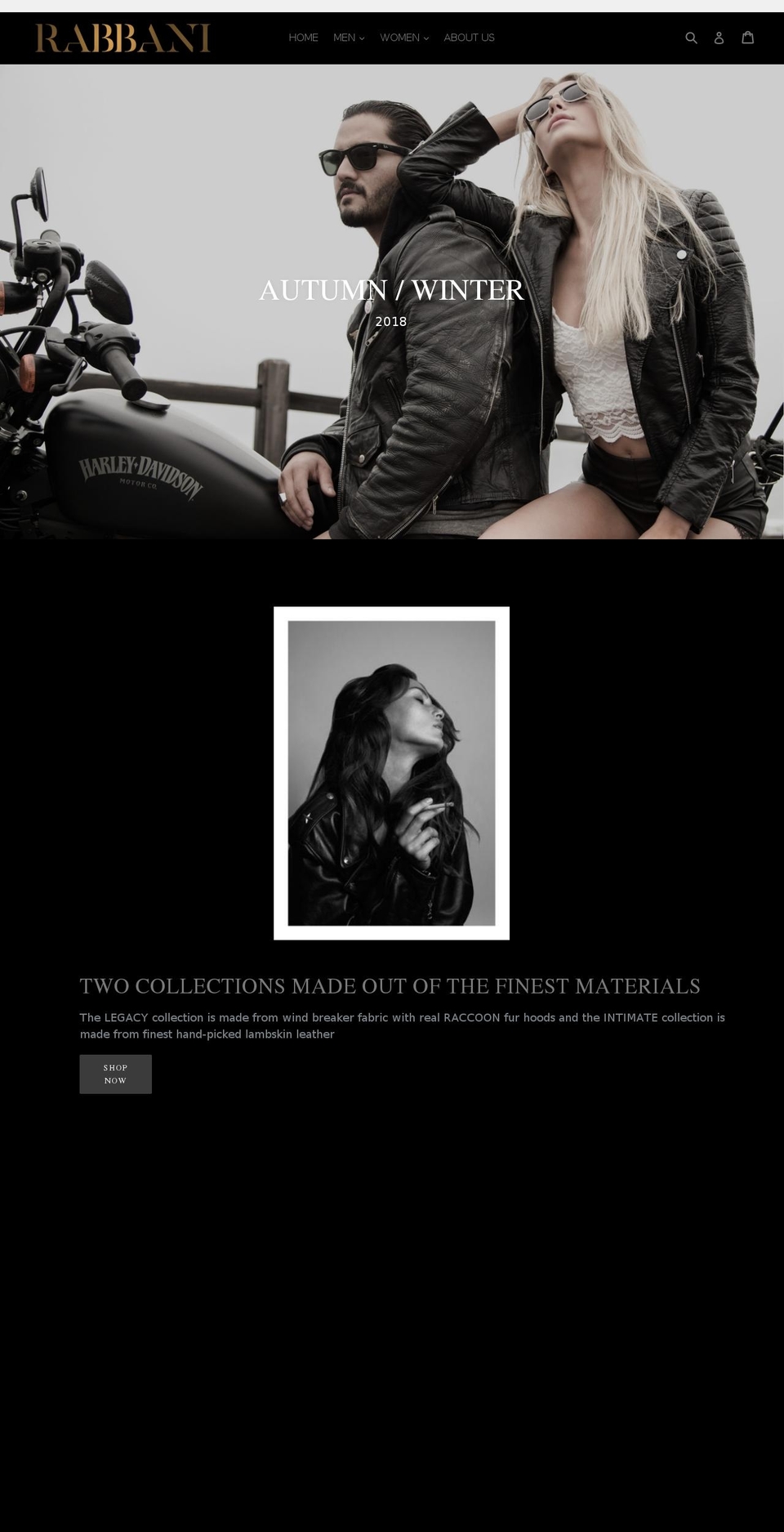 ahsanrabbani.com — Shopify storefront screenshot