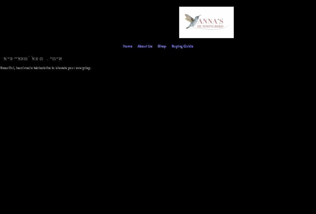 ahummingbird.com shopify website screenshot