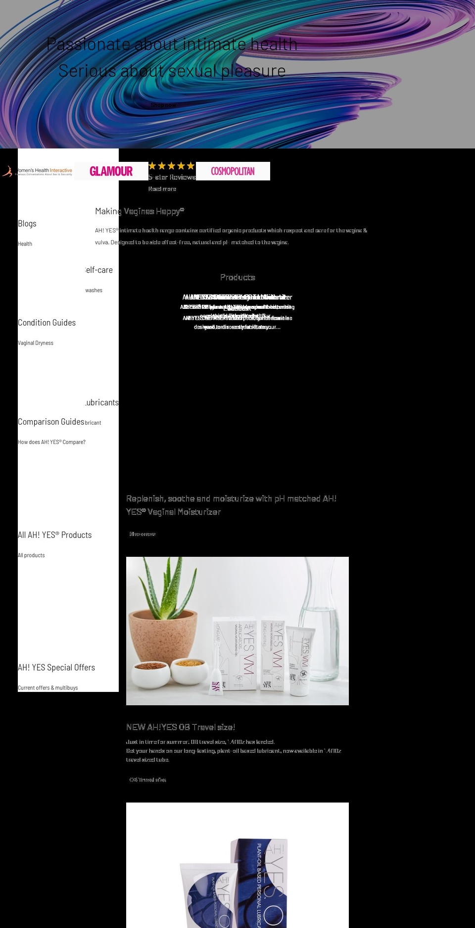 ahyes.org shopify website screenshot