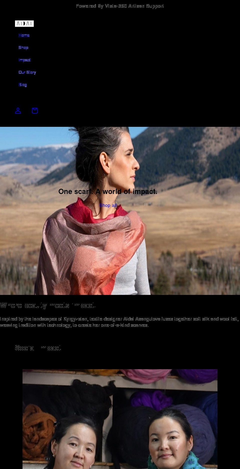 aidai-design.com shopify website screenshot