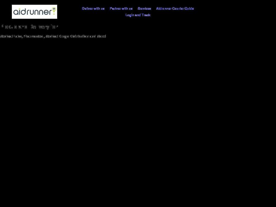 aidrunner.com shopify website screenshot
