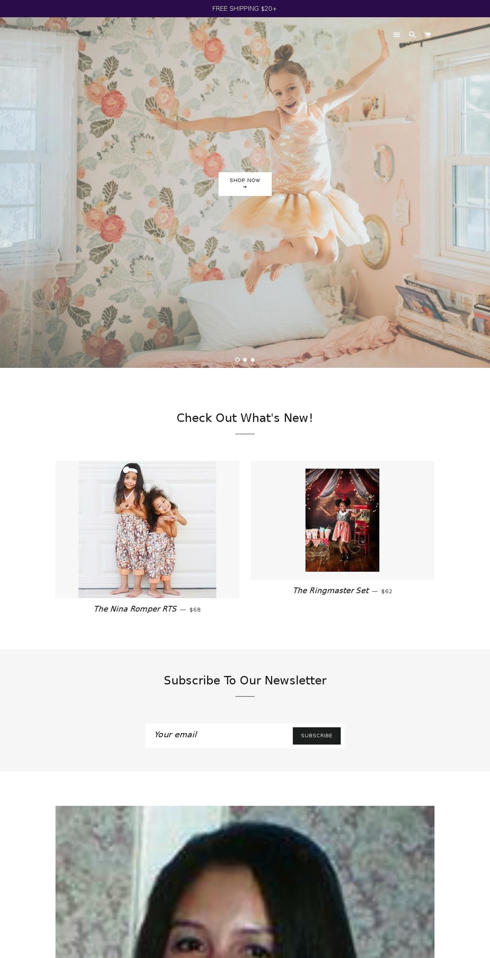 ailaandfrankie.com — Shopify storefront screenshot