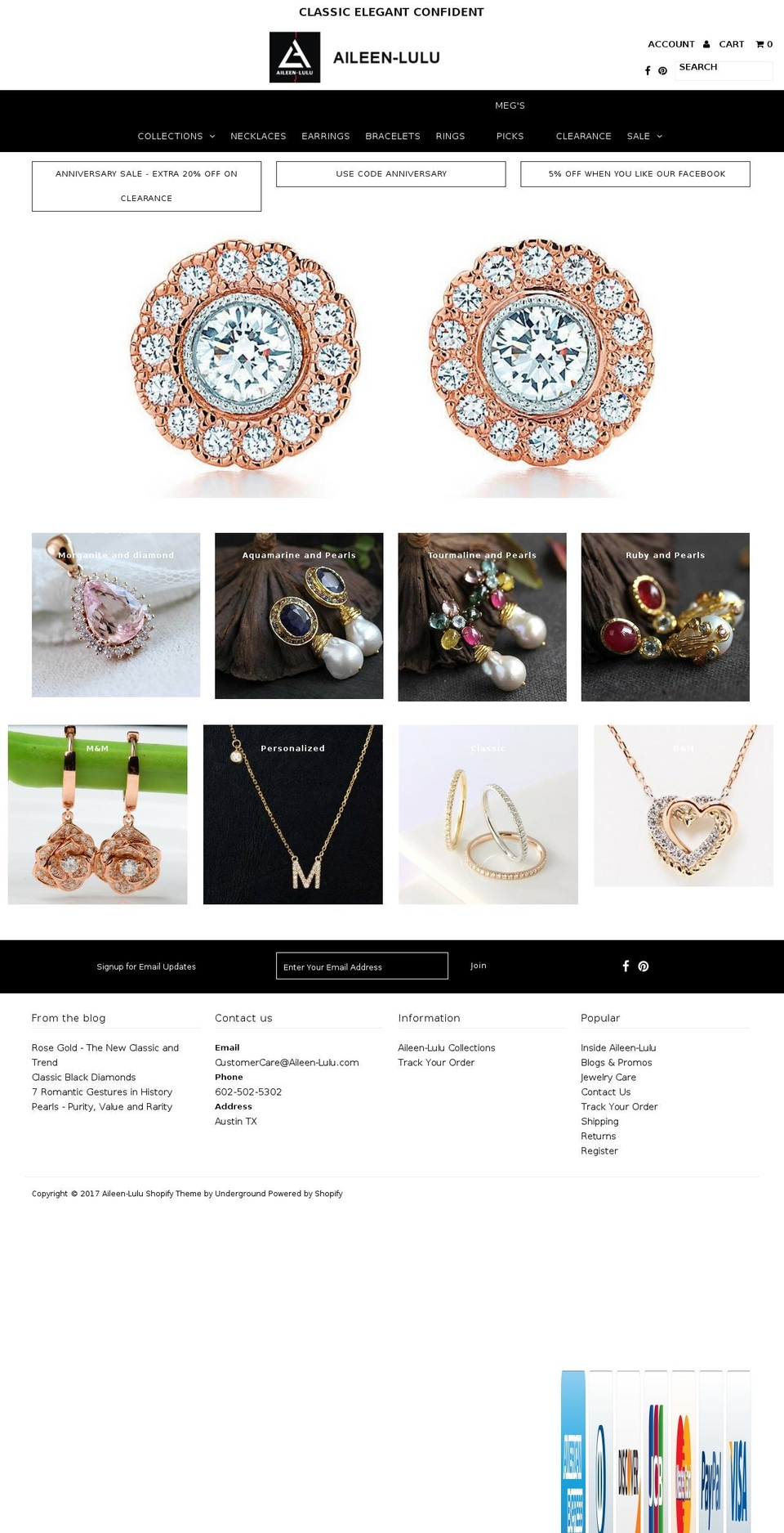 aileen-lulu.com shopify website screenshot