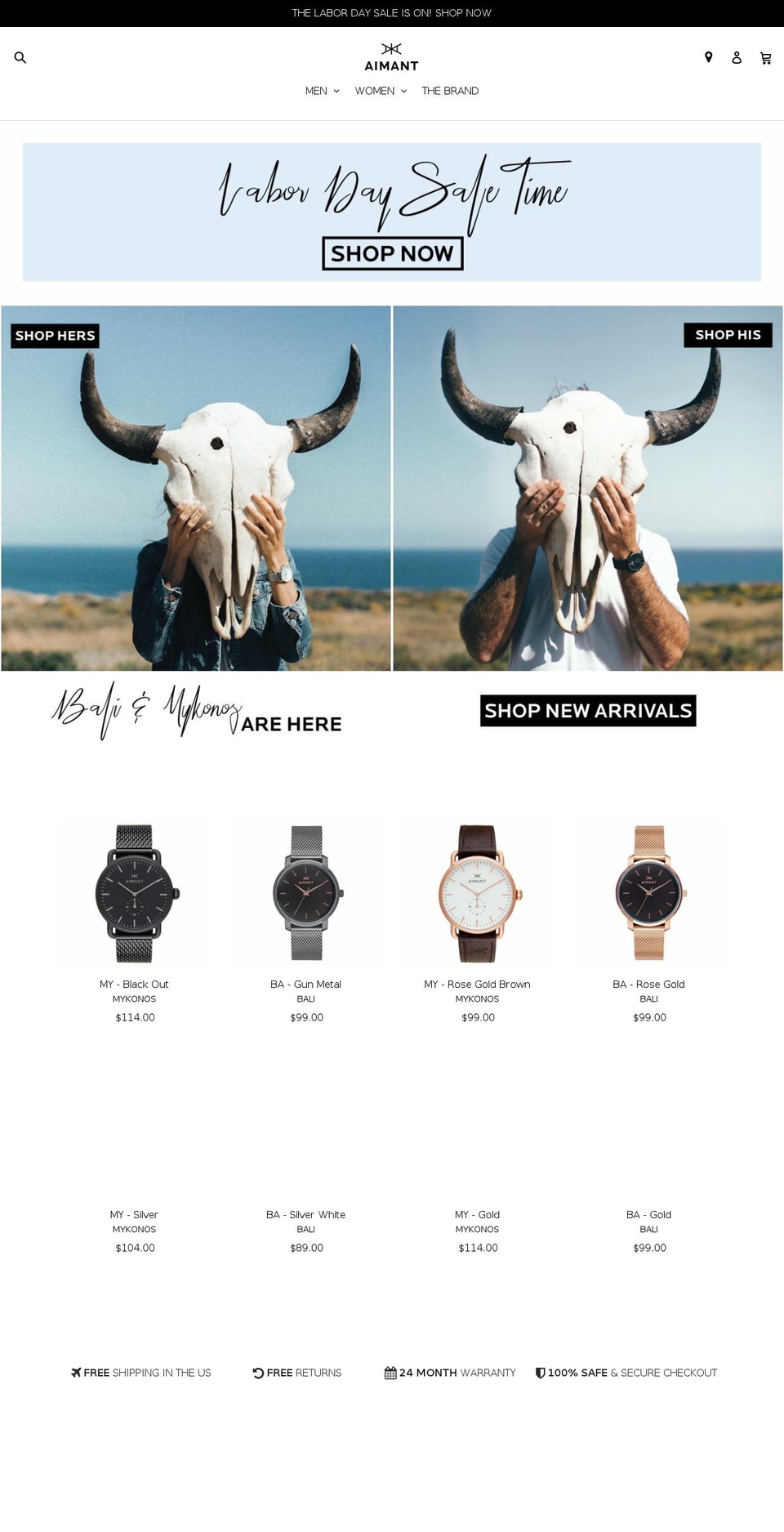aimant-life.com — Shopify storefront screenshot