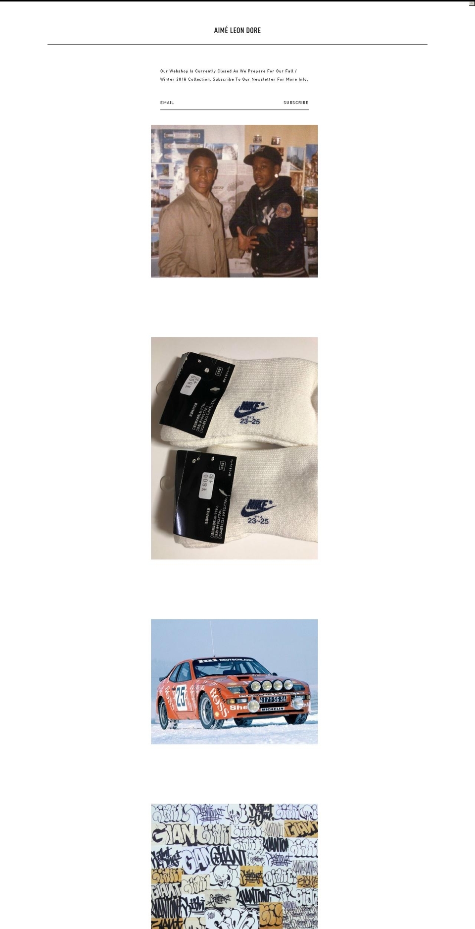 aimeleondore.com — Shopify storefront screenshot