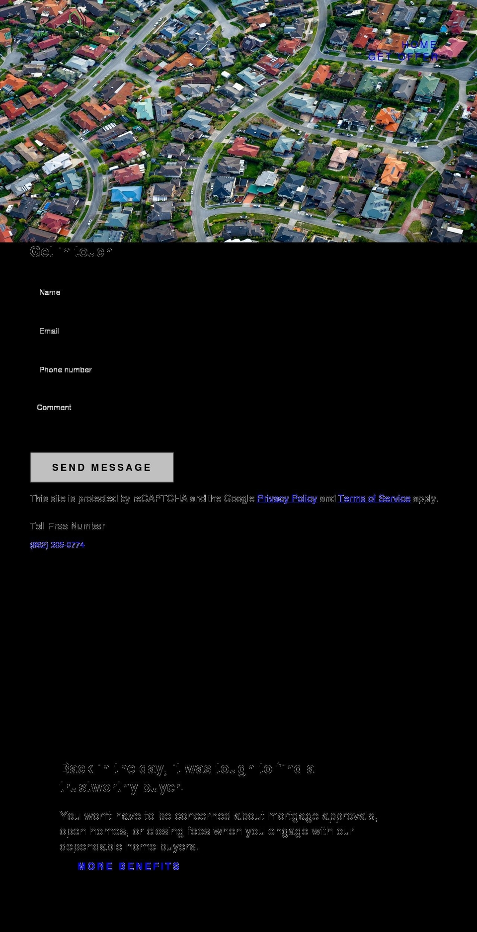 aimhomebuyers.com shopify website screenshot