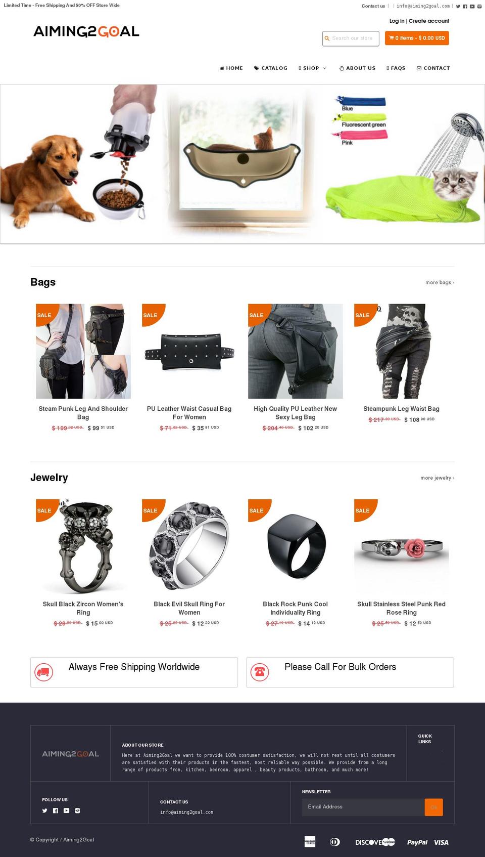 theme-2-exito-con-shopiify-pro Shopify theme site example aiming2goal.com