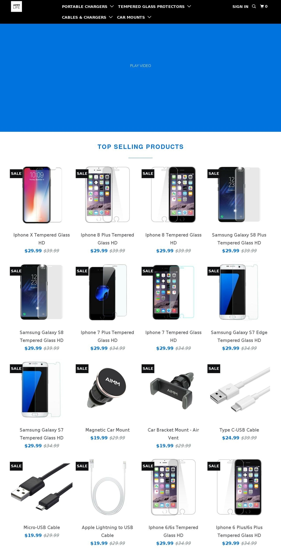aimmonline.myshopify.com shopify website screenshot