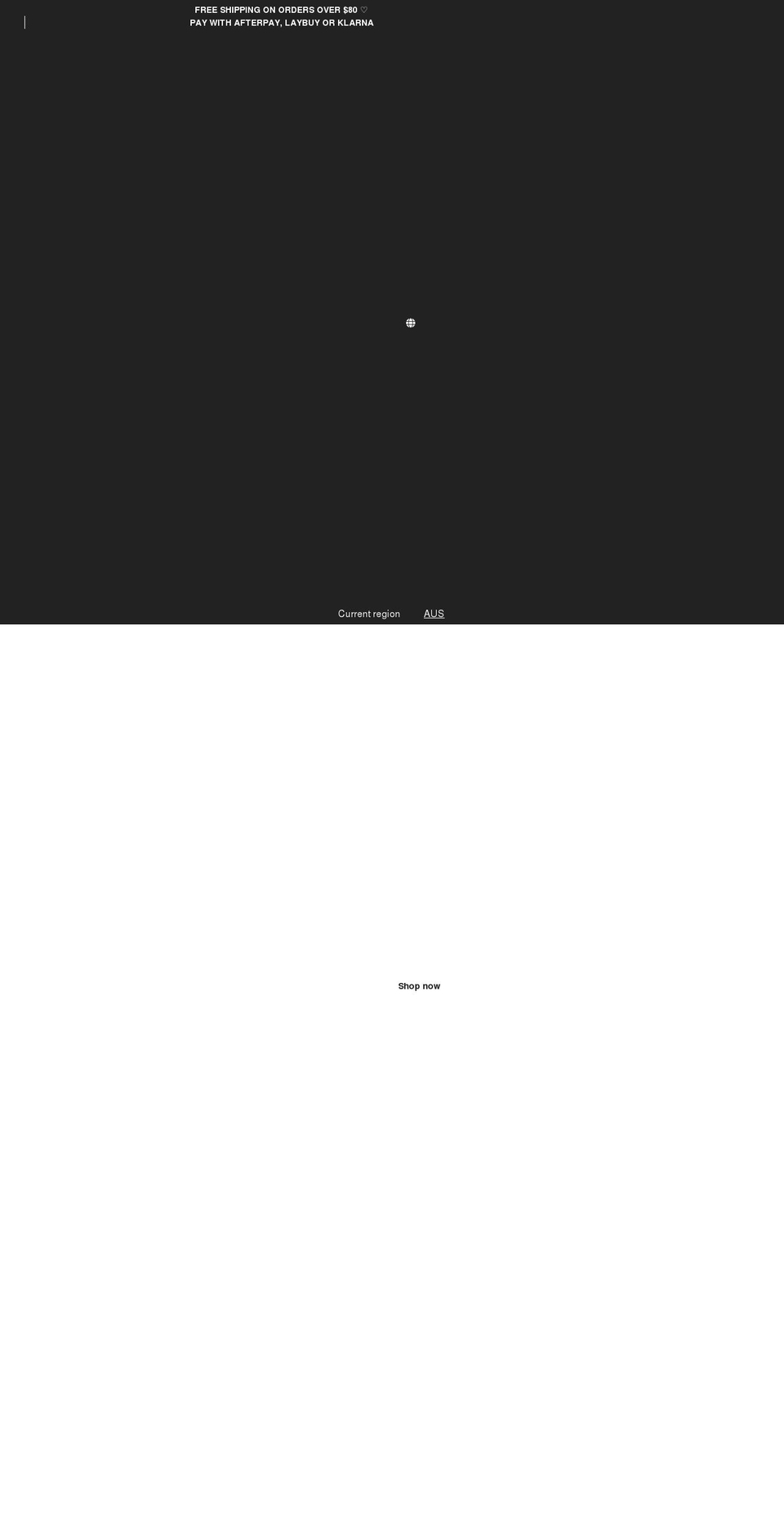 aimn-au.com — Shopify storefront screenshot