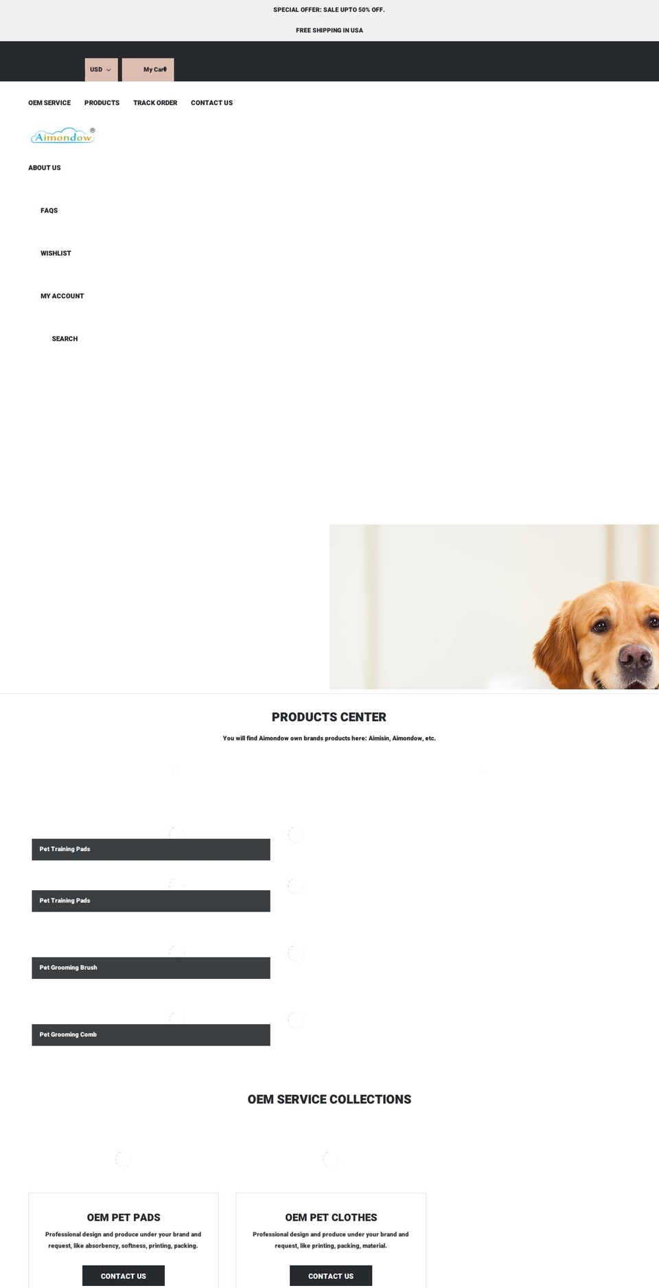 aimondow.com shopify website screenshot