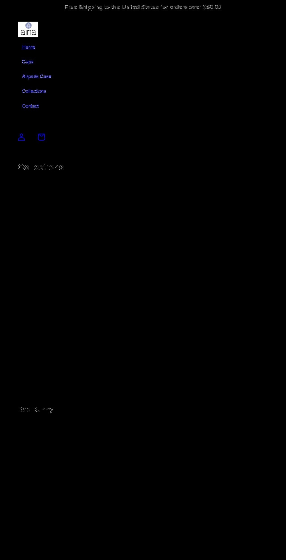 ainacreation.com shopify website screenshot