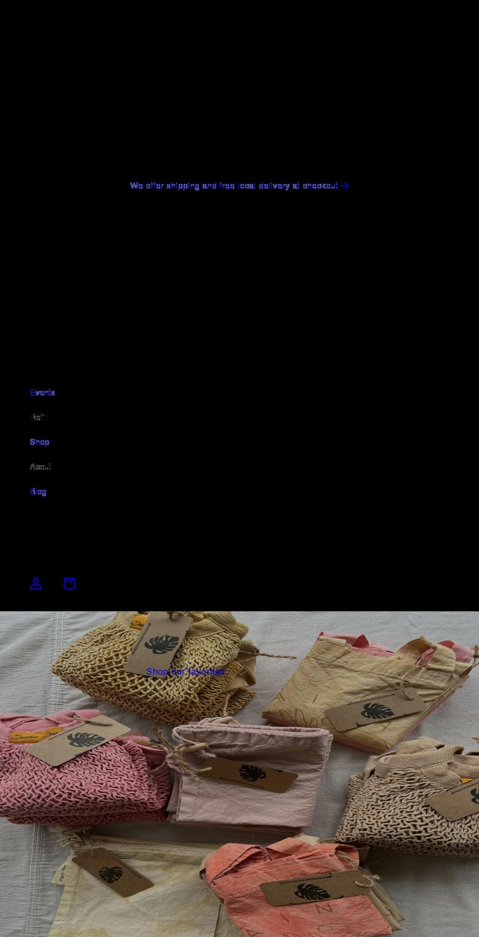 ainathezerowasteshop.com shopify website screenshot