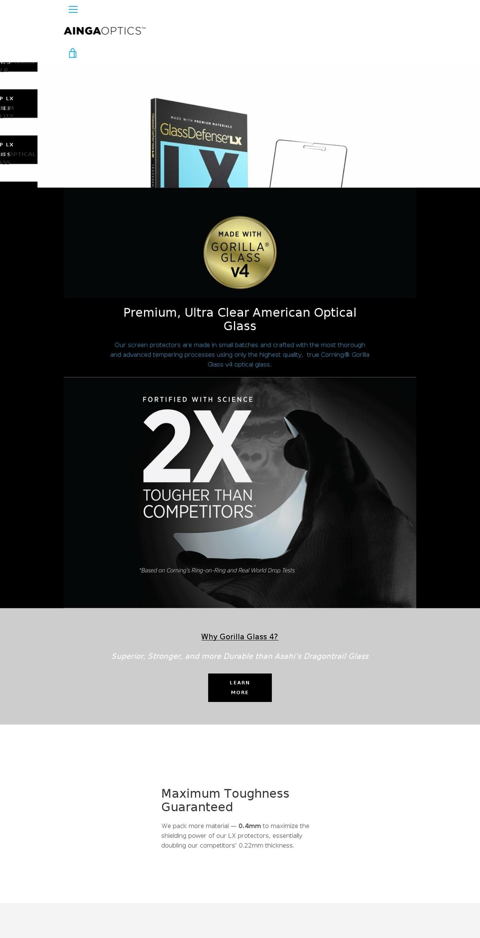 aingashop.com — Shopify storefront screenshot