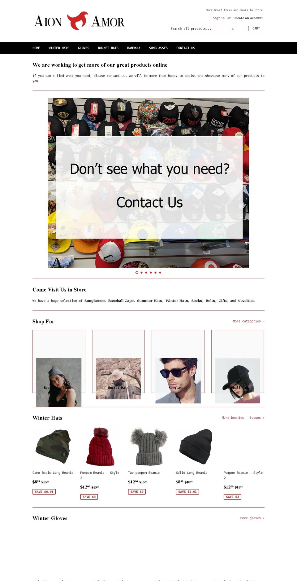 aionamor.com shopify website screenshot