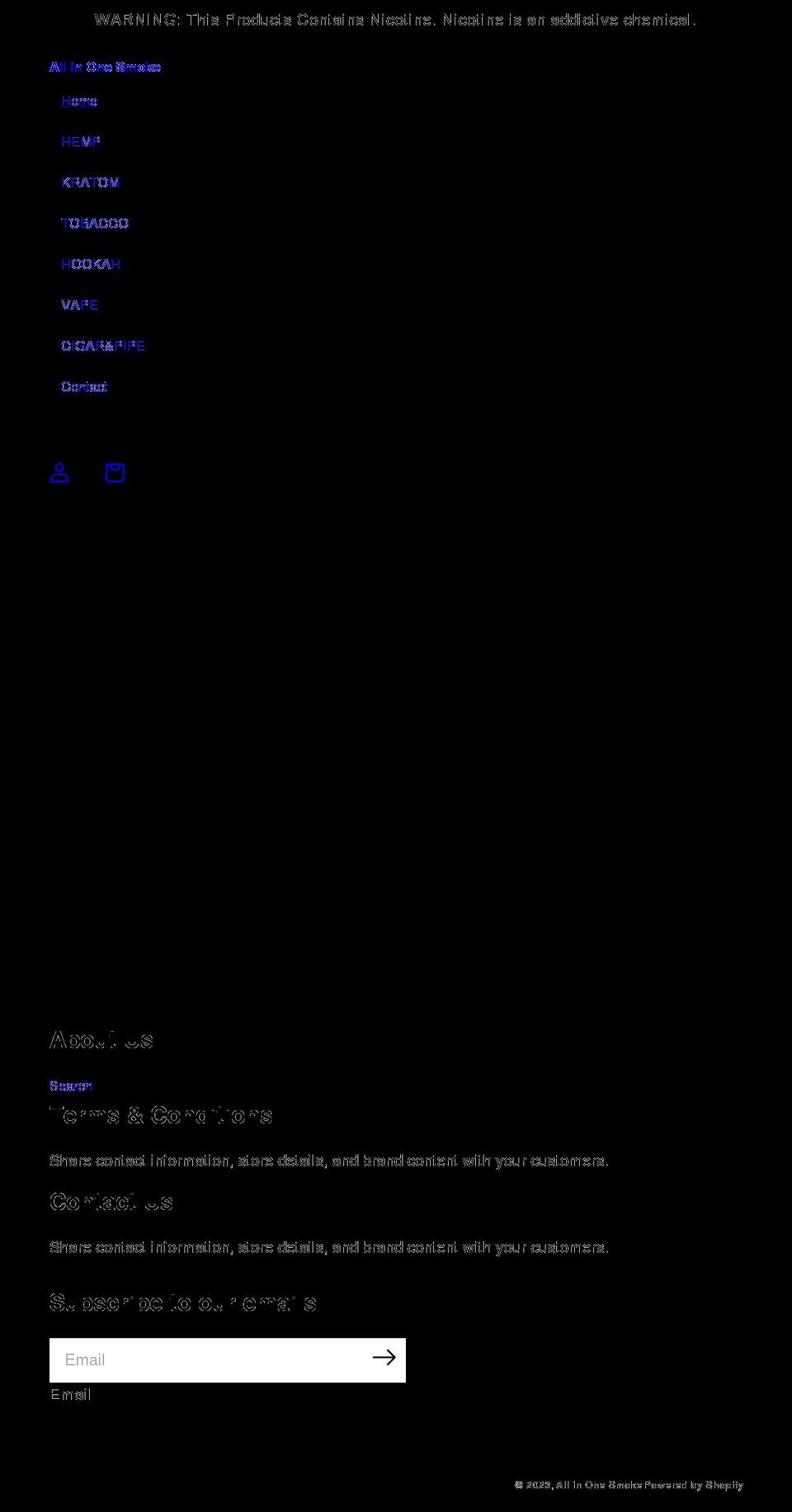 aiosmoke.com shopify website screenshot