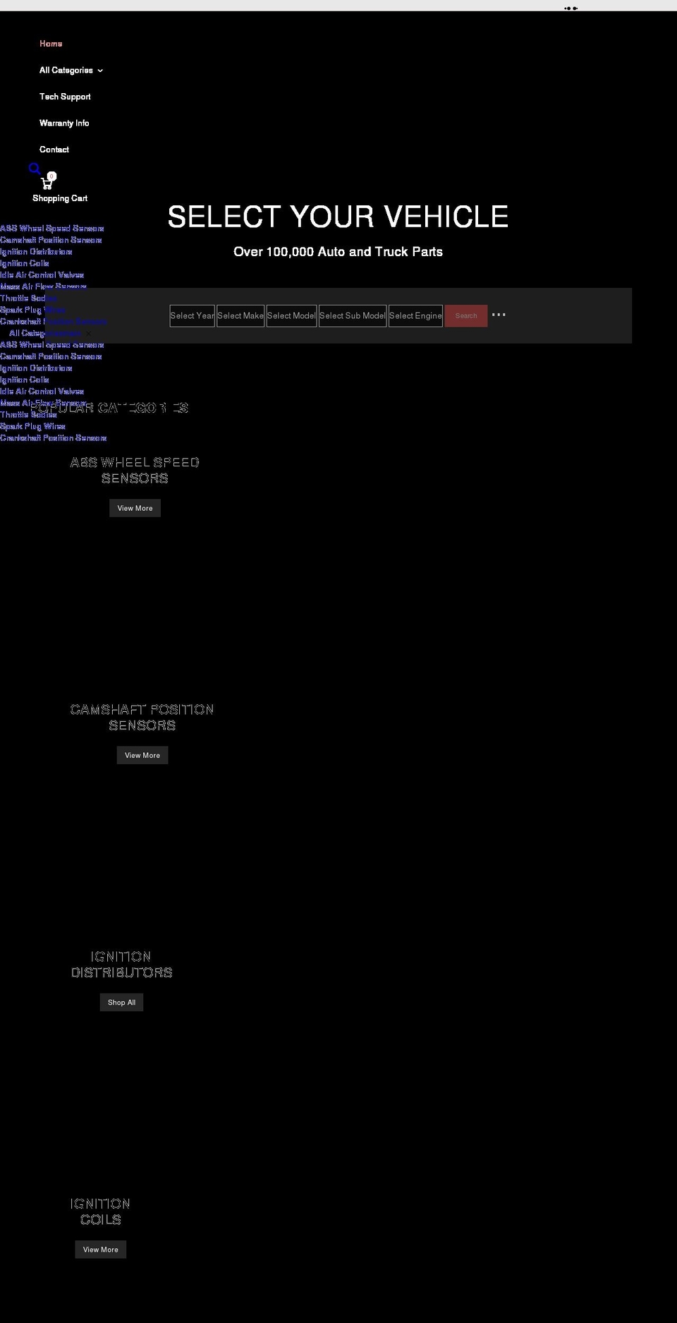aipelectronics.com shopify website screenshot