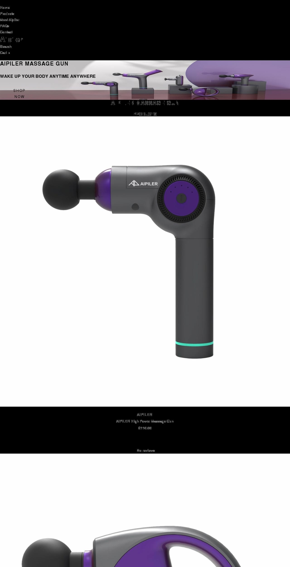 aipiler.com shopify website screenshot
