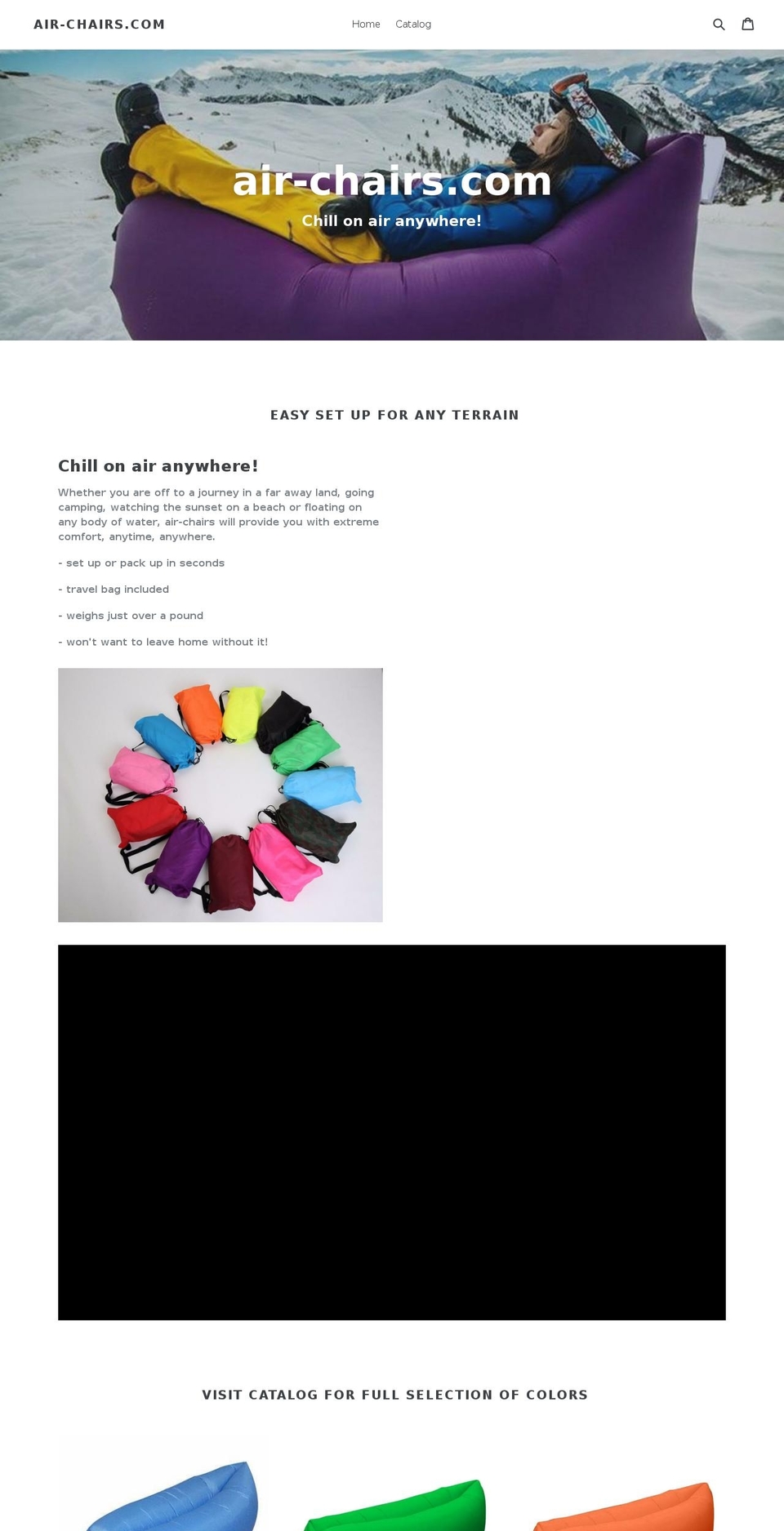 air-chairs.com — Shopify storefront screenshot