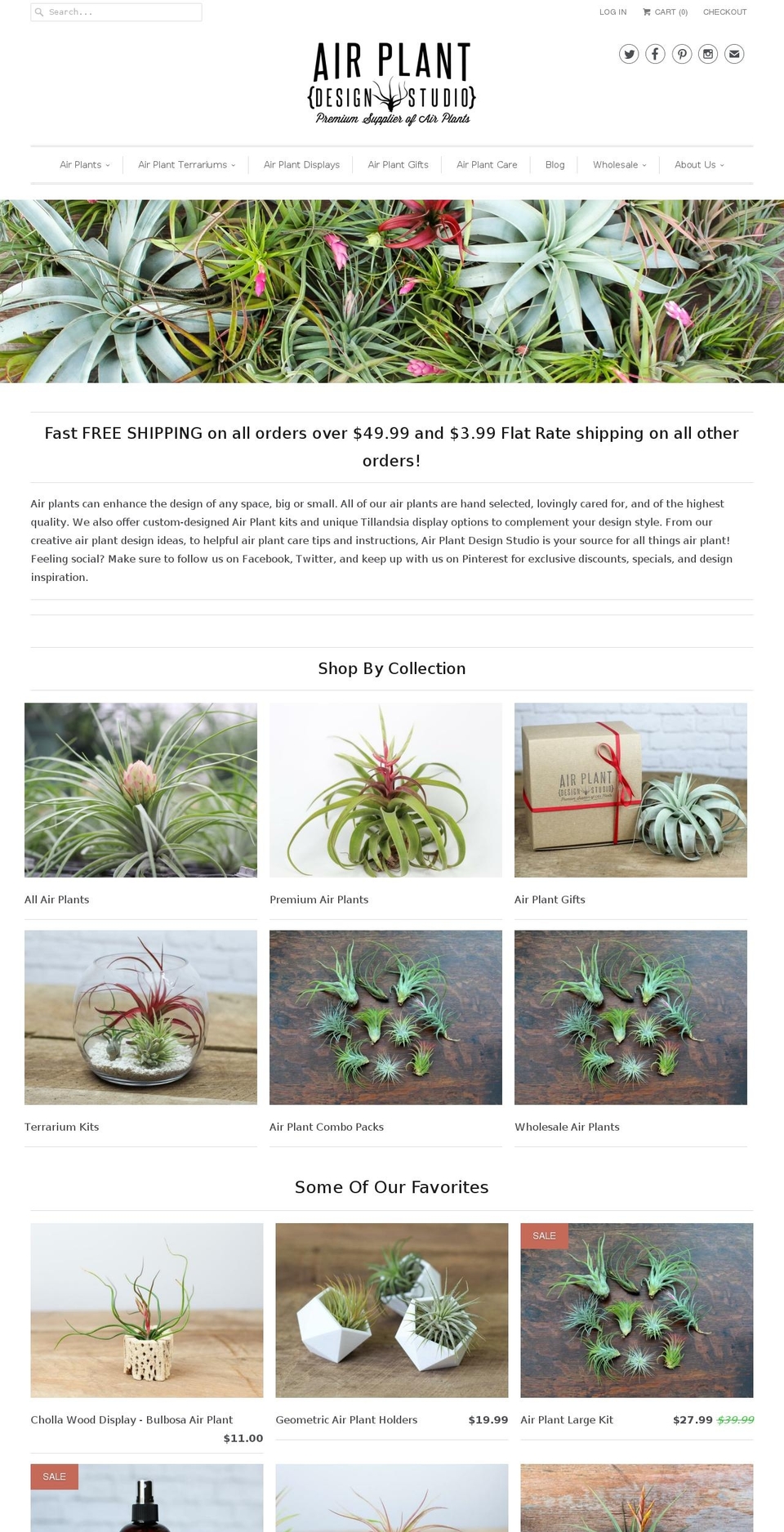 air-plants.com shopify website screenshot