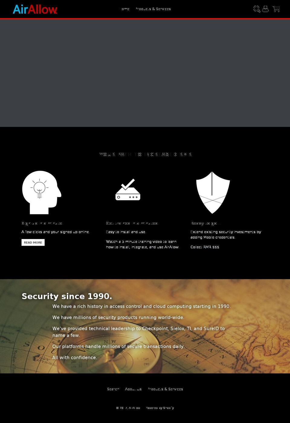 airallow.com shopify website screenshot