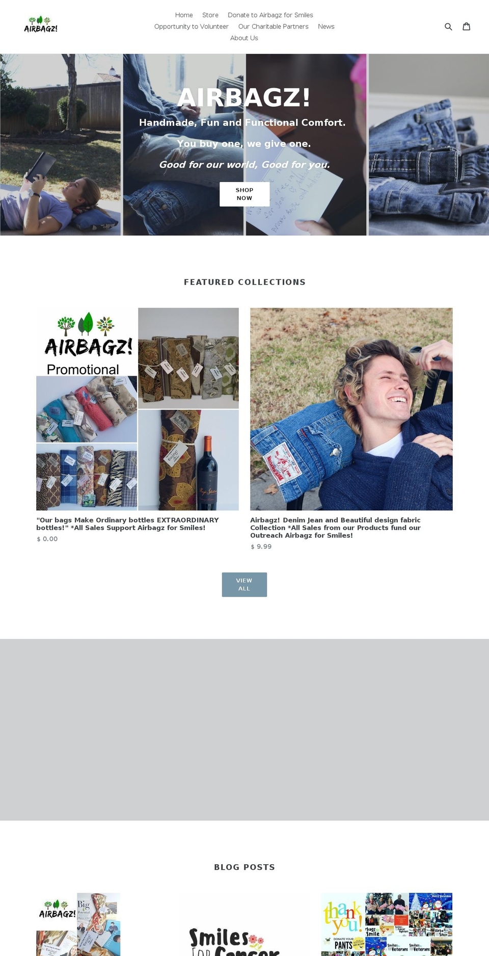 airbagz1.com shopify website screenshot