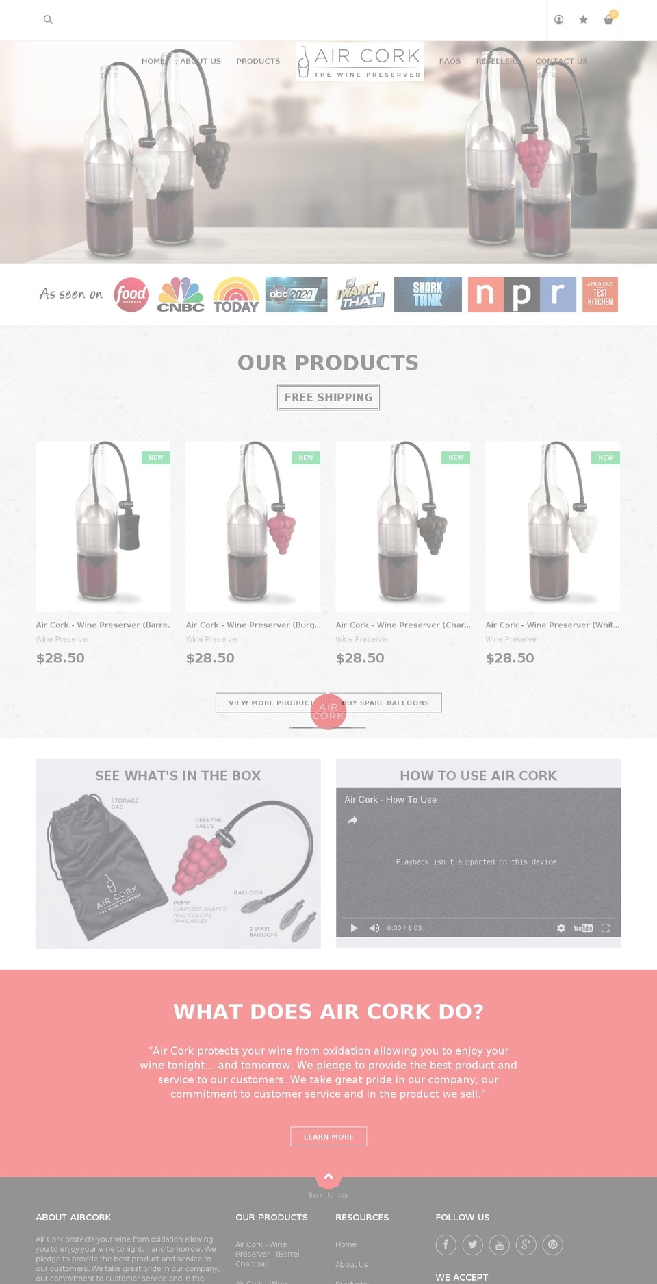 Hosoren Shopify theme site example aircork.com