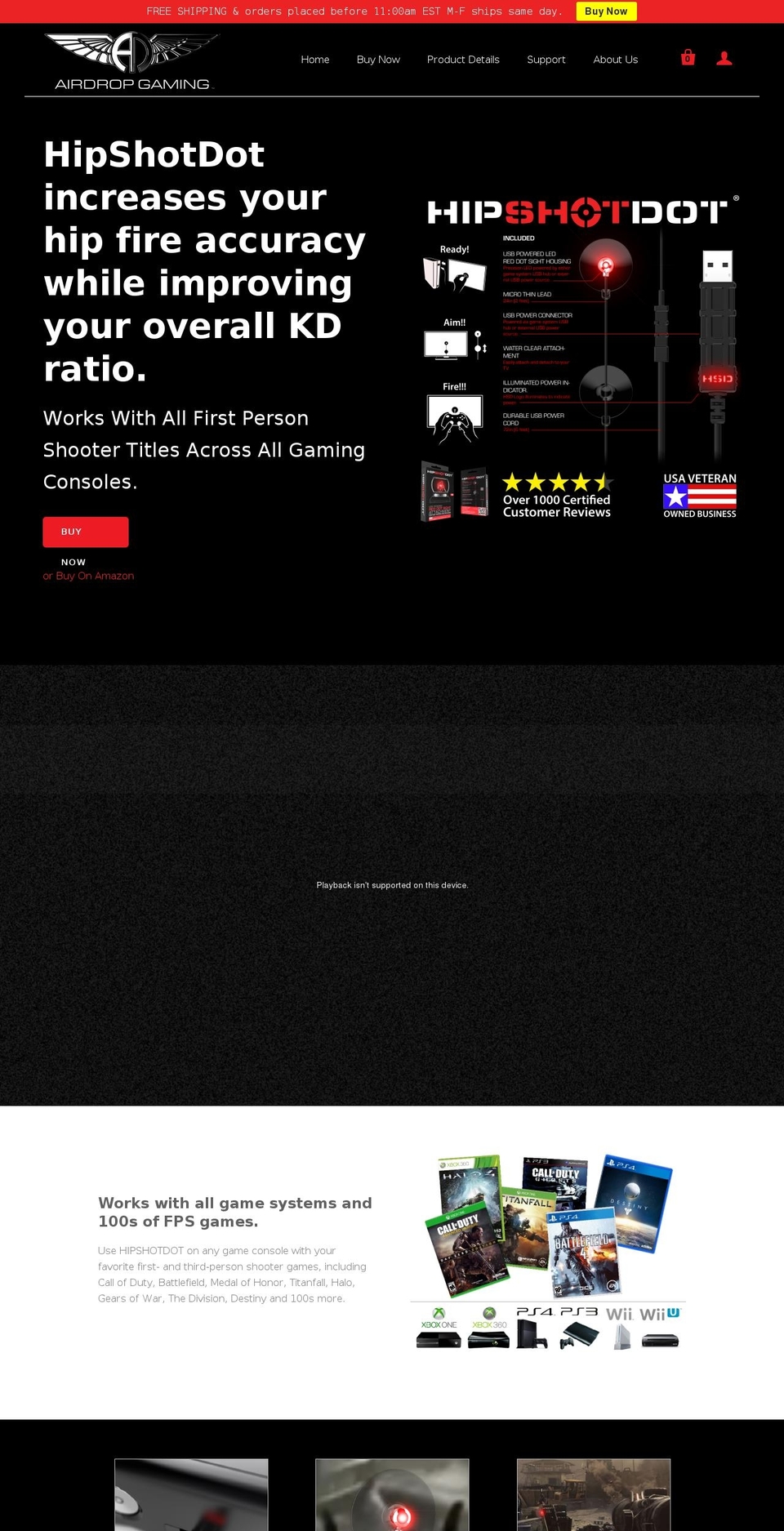 airdropgaming.com shopify website screenshot