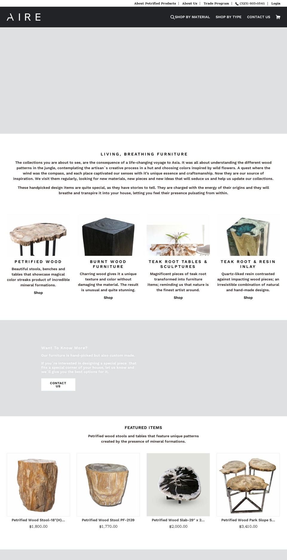 airefurniture.com shopify website screenshot
