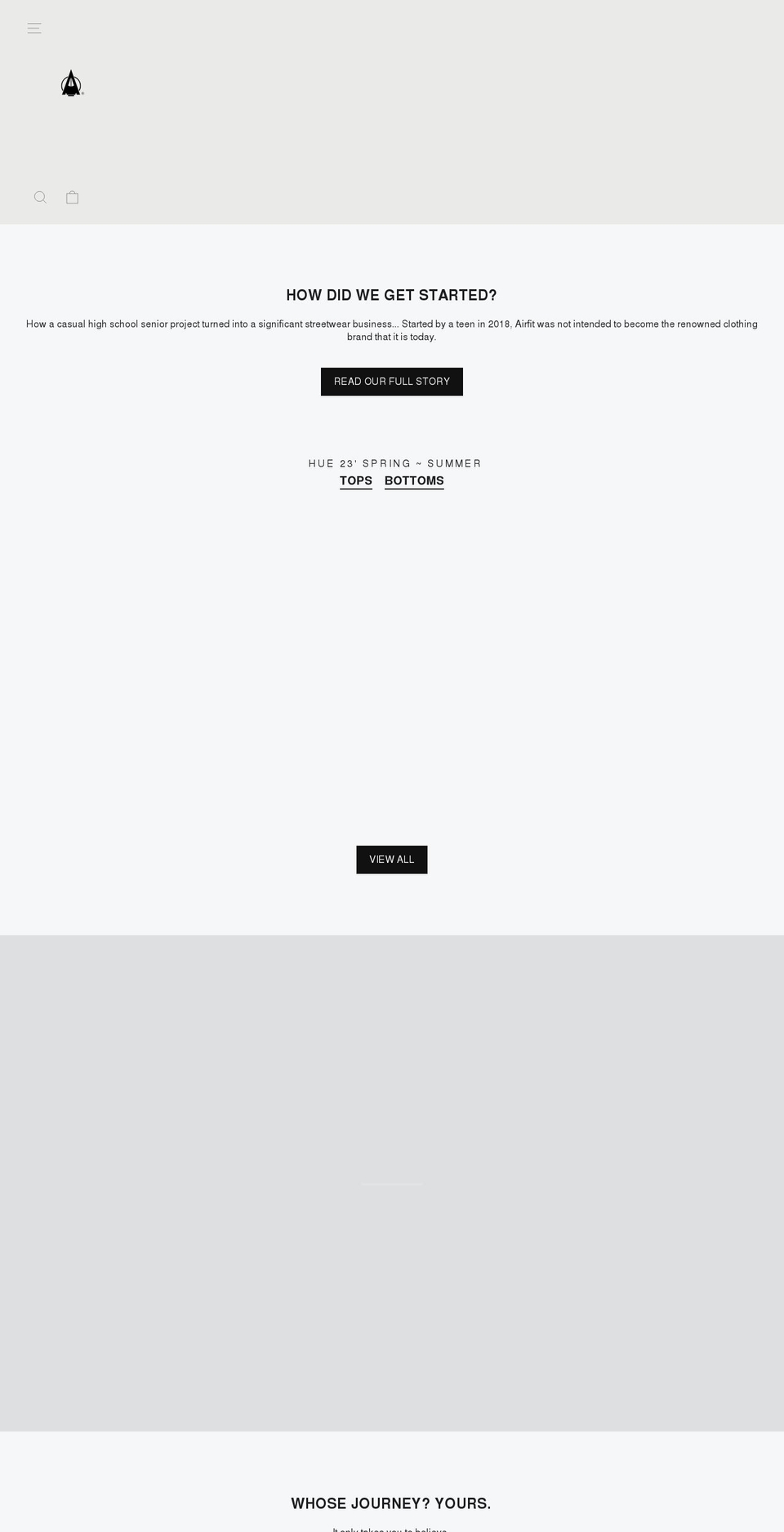 airfitny.com shopify website screenshot