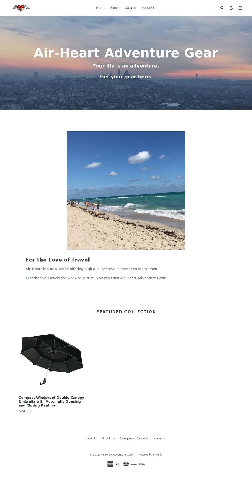 airheartag.com — Shopify storefront screenshot
