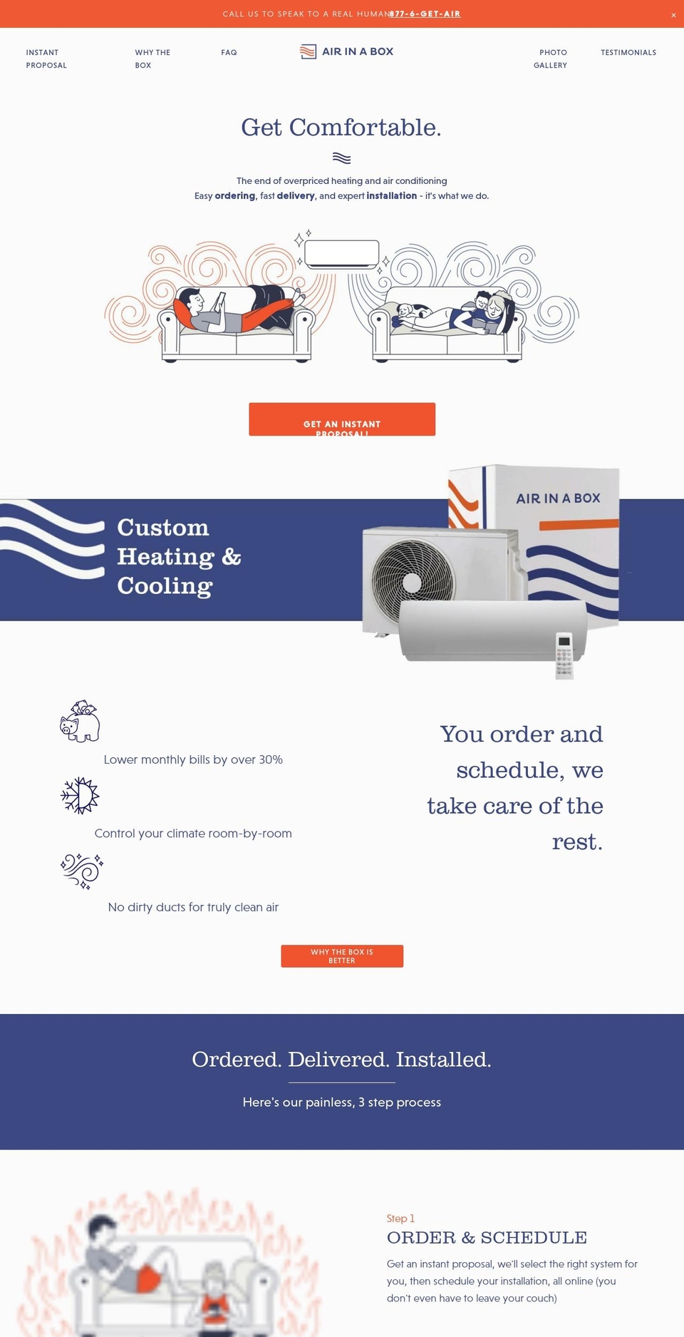 airinabox.com shopify website screenshot