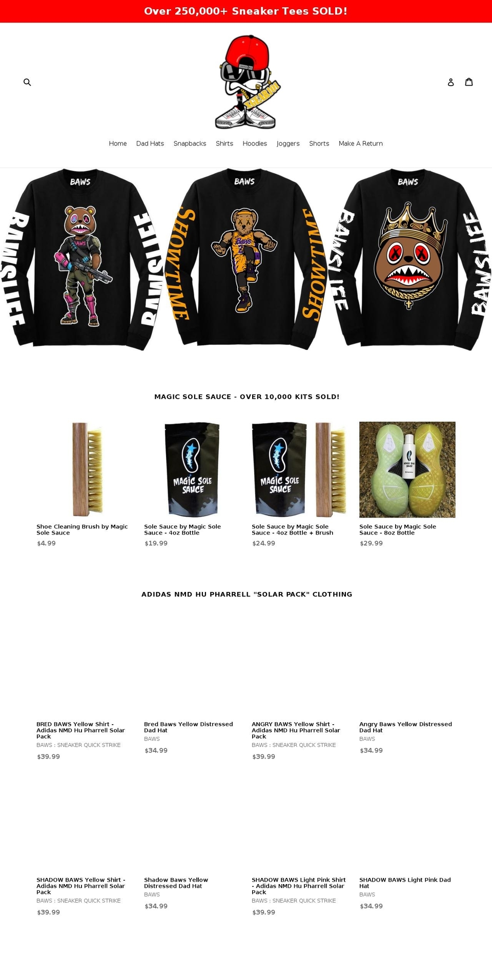 airjordantees.com — Shopify storefront screenshot