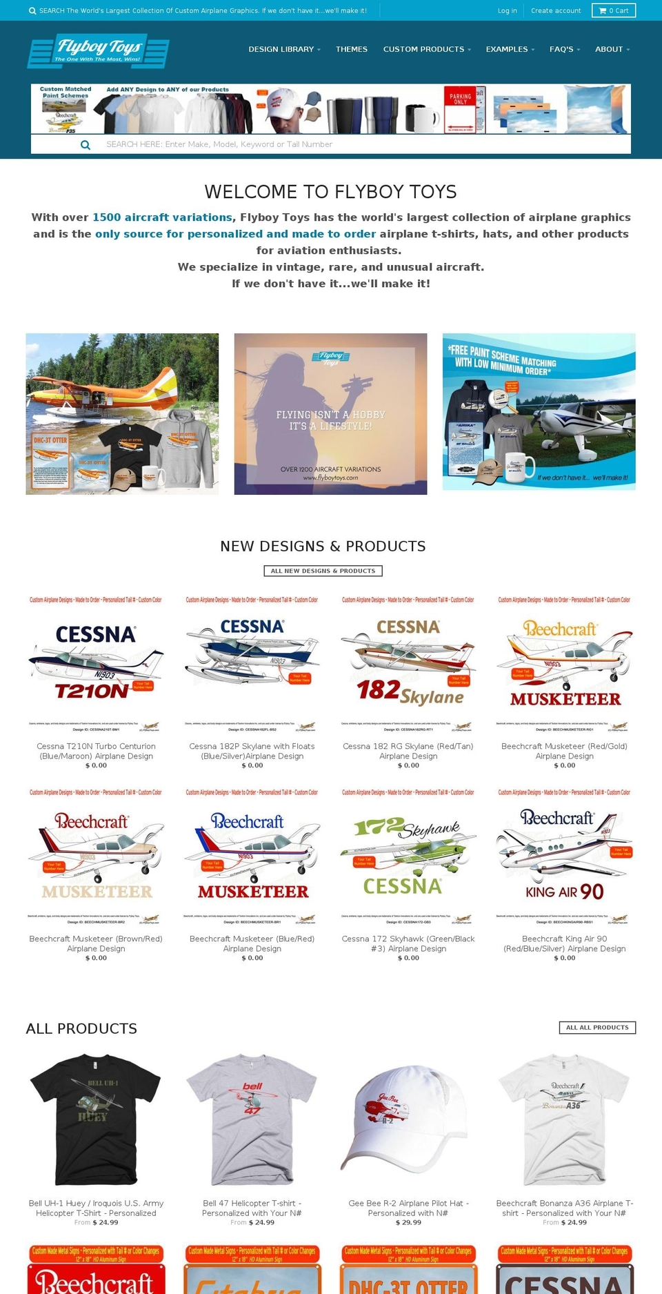 airplanetshirts.org shopify website screenshot