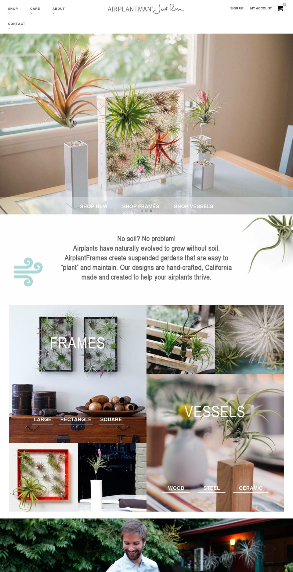 Altron Shopify theme site example airplantmandesign.com