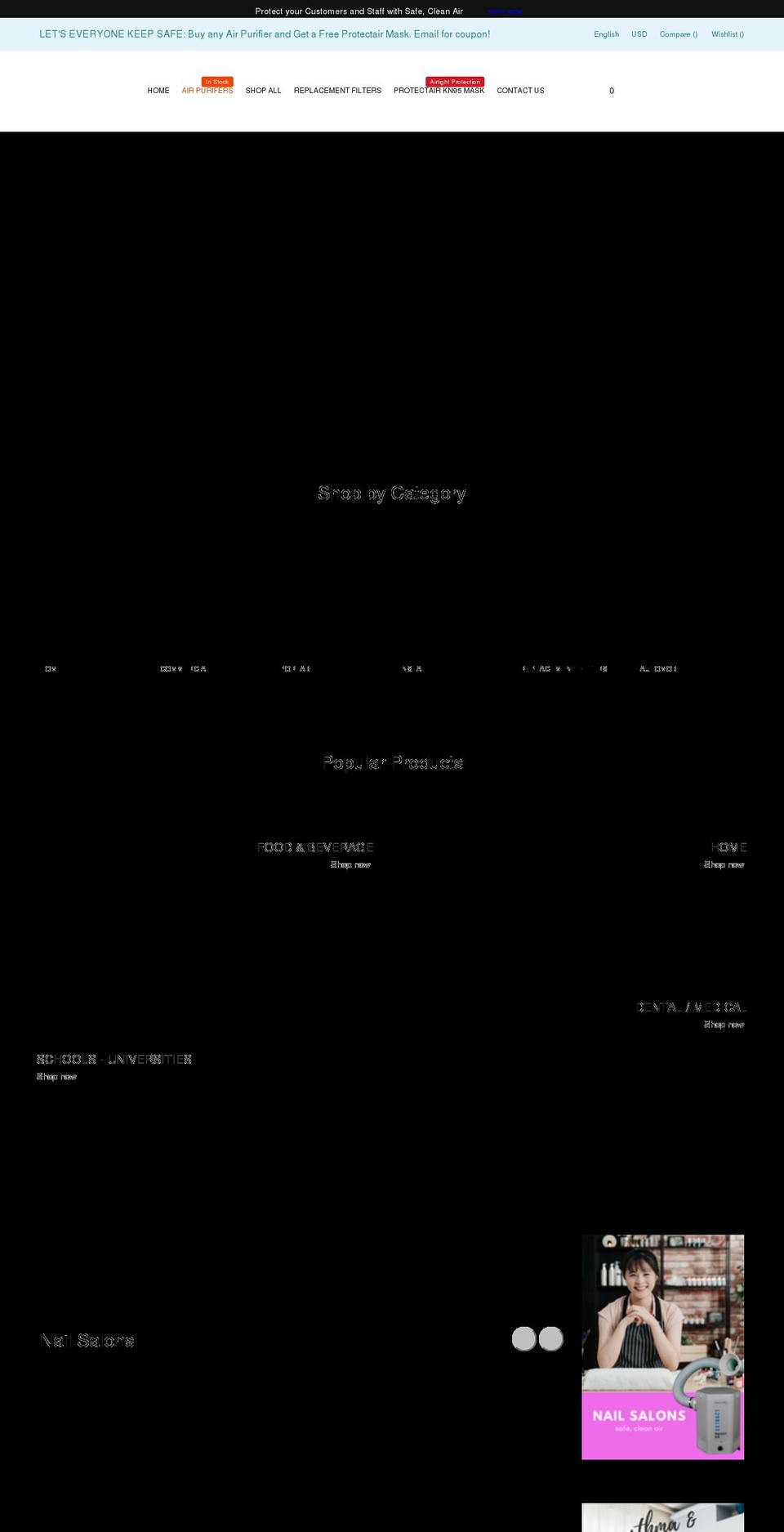 airpurifierstoday.com shopify website screenshot