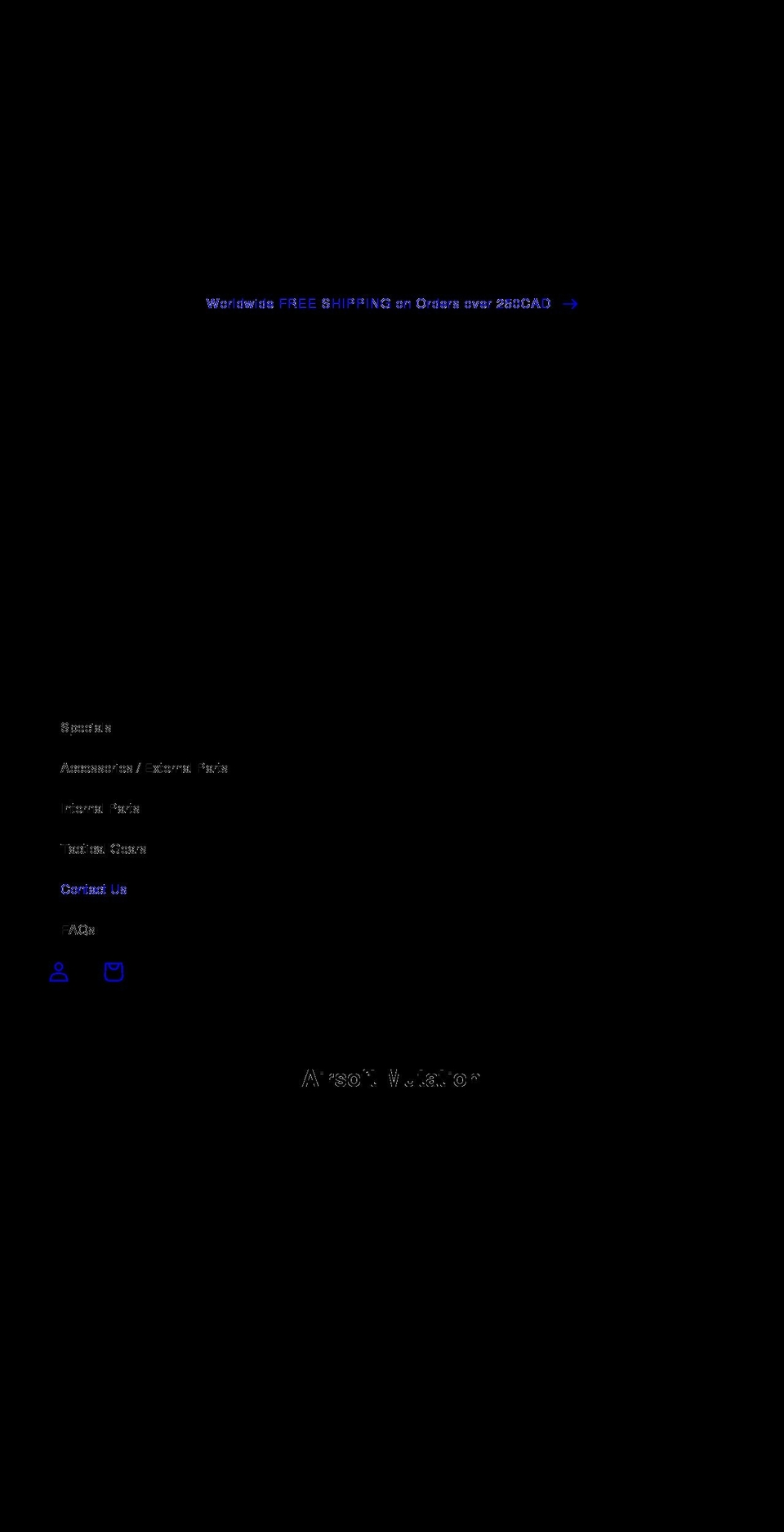 airsoftmutation.com shopify website screenshot