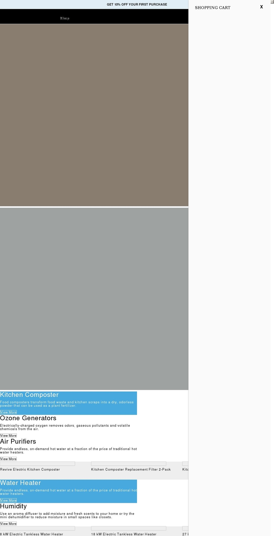 airthereal.com — Shopify storefront screenshot