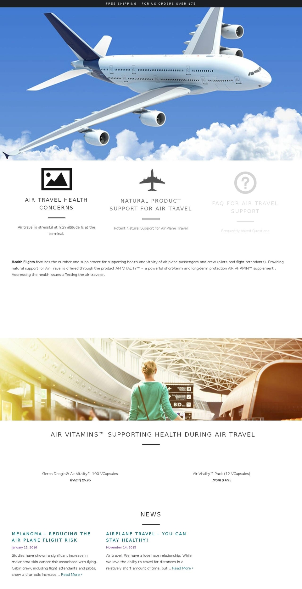 airvitamins.com — Shopify storefront screenshot