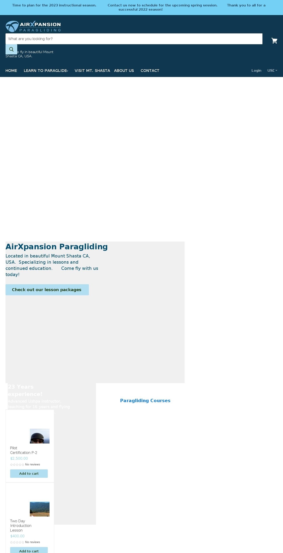 airxpansion.com shopify website screenshot