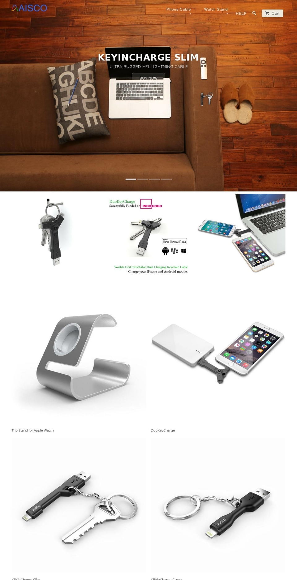 aiscotech.com shopify website screenshot