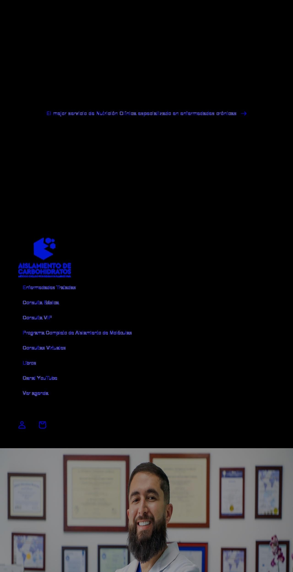 aislamientodecarbohidratos.com — Shopify storefront screenshot