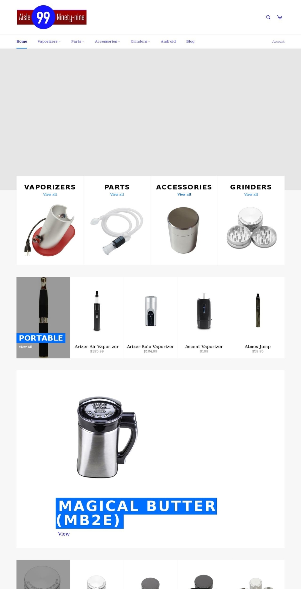 aisleninetynine.net shopify website screenshot