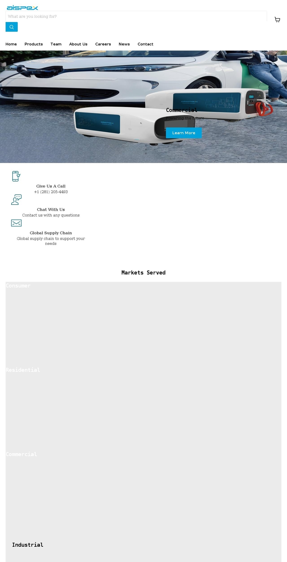 aispex.com shopify website screenshot