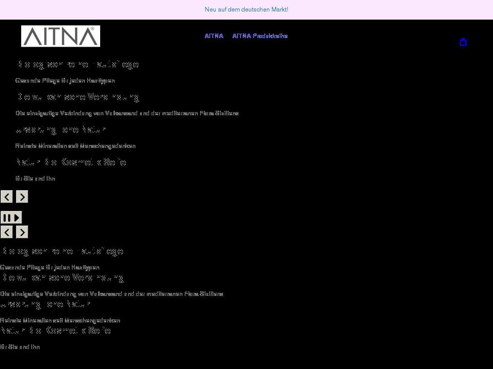 aitna.de shopify website screenshot